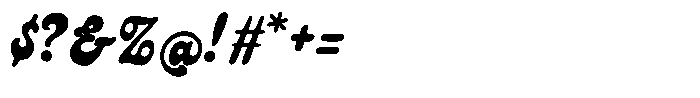 Heavy Palm Font OTHER CHARS
