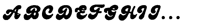 Heavy Palm Font UPPERCASE