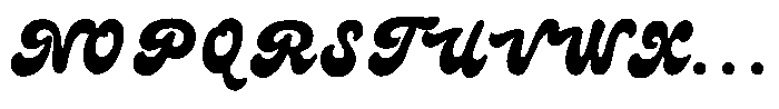 Heavy Palm Font UPPERCASE