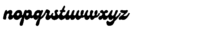 Heavy Palm Font LOWERCASE