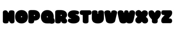 Heavyset Regular Font UPPERCASE