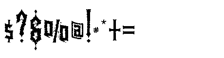 Heavytal Regular Font OTHER CHARS