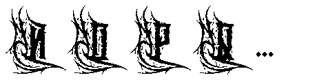 Heavytal Regular Font UPPERCASE