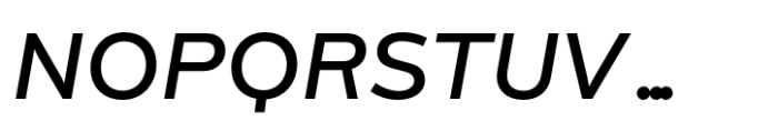 Hebden Recut Medium Italic Font UPPERCASE