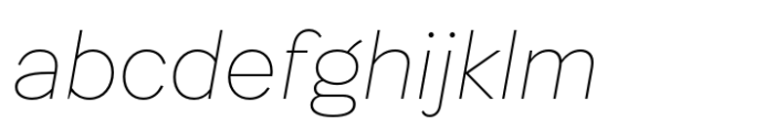 Hebden Recut Thin Italic FONT