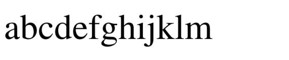 Hebrew Compressed Regular Font LOWERCASE