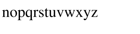 Hebrew Karina Font LOWERCASE