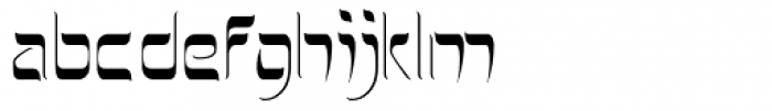 Hebrew Latino Light Font LOWERCASE