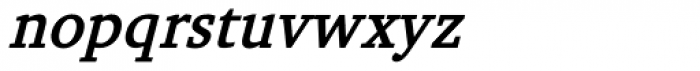 Hebrew Michol Bold Oblique Font LOWERCASE