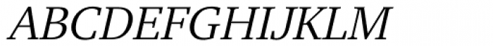 Hebrew Michol Light Oblique Font UPPERCASE