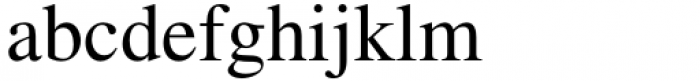 Hebrew Modern Regular Font LOWERCASE