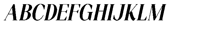 Hecate Display Italic Font UPPERCASE