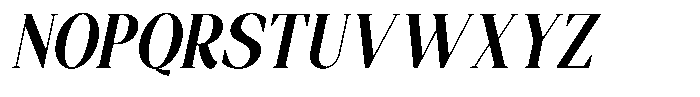 Hecate Display Italic Font UPPERCASE