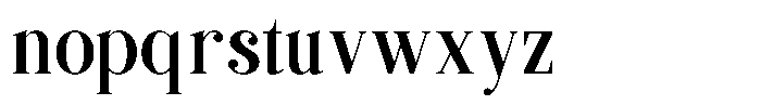 Hecate Display Regular Font LOWERCASE