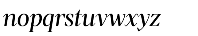Hecate Light Italic Font LOWERCASE