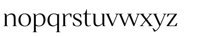 Hecate Ultra Light Font LOWERCASE