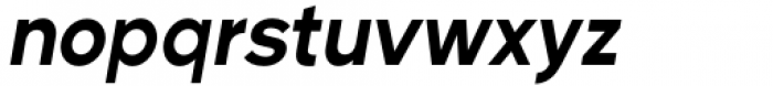Heckney 60 Semi Bold Oblique Font LOWERCASE
