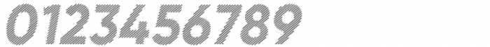 Heckney 70 Bold Hatched Oblique Font OTHER CHARS
