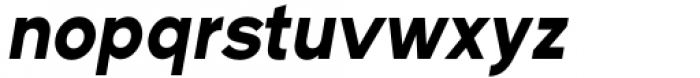 Heckney 70 Bold Oblique Font LOWERCASE