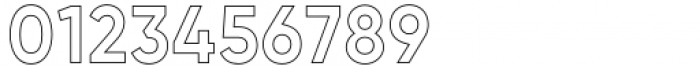 Heckney 70 Bold Outline Font OTHER CHARS