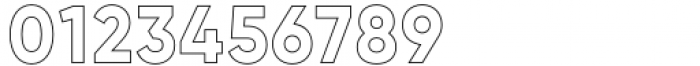 Heckney 80 Extra Bold Outline Font OTHER CHARS