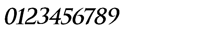Hecta Ahera Italic Font OTHER CHARS