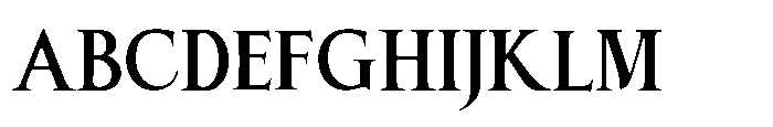 Hecta Ahera Regular Font UPPERCASE