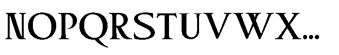 Hecta Ahera Regular Font UPPERCASE