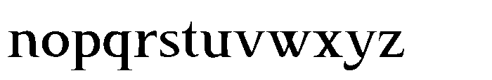 Hecta Ahera Regular Font LOWERCASE