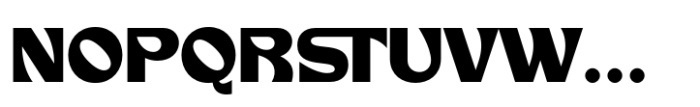 Hectic Northy Font UPPERCASE