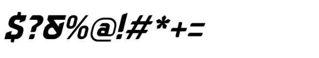 Hector Raxion Italic Font OTHER CHARS