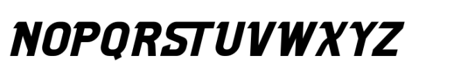 Hector Raxion Italic Font UPPERCASE