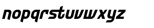 Hector Raxion Italic Font LOWERCASE