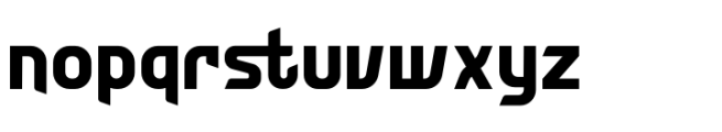 Hector Raxion Regular Font LOWERCASE