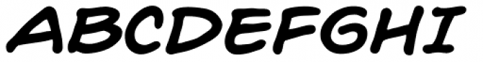 Hedge Backwards Bold Italic Font UPPERCASE