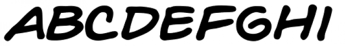 Hedge Backwards Bold Italic Font LOWERCASE