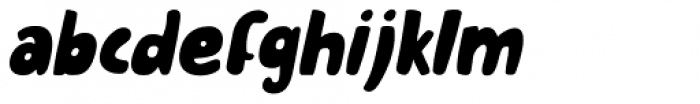 Hedgehog Hans Italic Font LOWERCASE