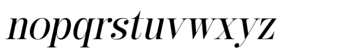 Hediora Italic Font LOWERCASE