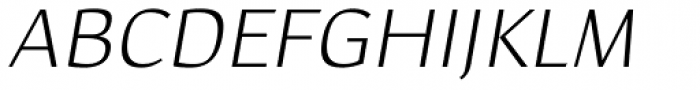 Hedon Light Italic Font UPPERCASE