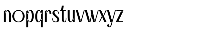 Hedone Regular Font LOWERCASE