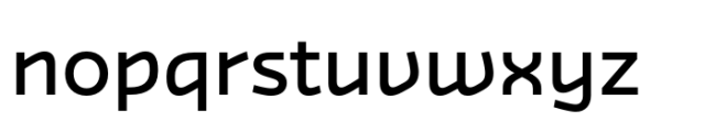 Hedra Regular Font LOWERCASE