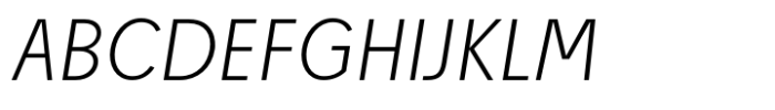 Hedwig Pro Extra Light Italic Font UPPERCASE