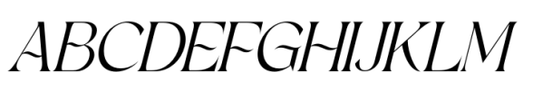 Hefigrah Italic Font UPPERCASE