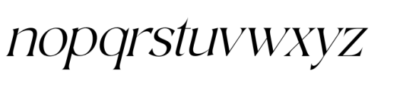 Hefigrah Italic Font LOWERCASE