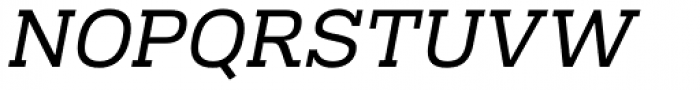 Hefring Slab Italic Font UPPERCASE