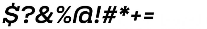 Hefring Slab Medium Italic Font OTHER CHARS