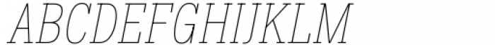 Hefring Slab Variable Italic Font UPPERCASE