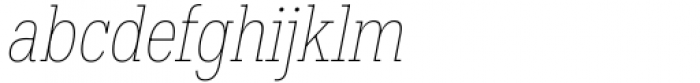 Hefring Slab Variable Italic Font LOWERCASE
