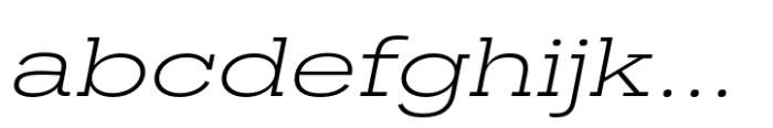 Hefring Slab Wide Light Italic FONT