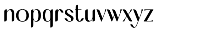 Hegimeda Regular Font LOWERCASE